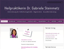 Tablet Screenshot of hp-steinmetz.de